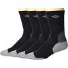Columbia Men’s 4 Pack Wool Crew Socks(Black)