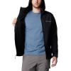 Columbia Mens Ascender II Hooded Softshell Rain Jacket(Black)