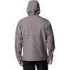 Columbia Mens Ascender II Hooded Softshell Rain Jacket(City Grey)