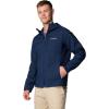Columbia Mens Ascender II Hooded Softshell Rain Jacket(Collegiate Navy)