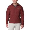 Columbia Mens Ascender II Hooded Softshell Rain Jacket(Spice)