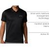 Columbia Mens Columbia Hike™ PoloHiking Shirt(Black)