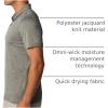 Columbia Mens Columbia Hike™ PoloHiking Shirt(Black Heather)