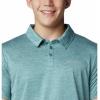Columbia Mens Columbia Hike™ PoloHiking Shirt(Cloudburst Heather)