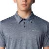 Columbia Mens Columbia Hike™ PoloHiking Shirt(Collegiate Navy Heather)