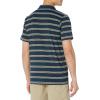 Columbia Mens Columbia Hike™ PoloHiking Shirt(Collegiate Navy Scattered Stripe)