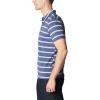 Columbia Mens Columbia Hike™ PoloHiking Shirt(Dark Mountain/Columbia Grey Stripe)