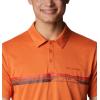 Columbia Mens Columbia Hike™ PoloHiking Shirt(Desert Orange)