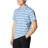 Columbia Mens Columbia Hike™ PoloHiking Shirt(Jet Stream Scattered Stripe)