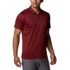 Columbia Mens Columbia Hike™ PoloHiking Shirt(Red Jasper)