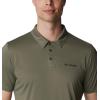 Columbia Mens Columbia Hike™ PoloHiking Shirt(Stone Green)