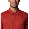 Columbia Mens Columbia Hike™ PoloHiking Shirt(Warp Red)