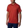 Columbia Mens Columbia Hike™ PoloHiking Shirt(Warp Red)