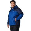 Columbia Men’s Inner Limits III Waterproof Rain Jacket(Mountain Blue/Collegiate Navy)