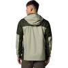 Columbia Men’s Inner Limits III Waterproof Rain Jacket(Safari/Greenscape)