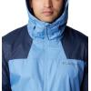 Columbia Men’s Inner Limits III Waterproof Rain Jacket(Skyler/Collegiate Navy)