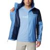 Columbia Men’s Inner Limits III Waterproof Rain Jacket(Skyler/Collegiate Navy)