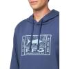 Columbia Men’s PFG Seasonal Graphic Hoodie(Nocturnal/Line Time Marlin)