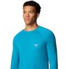 Columbia Mens PFG Uncharted Neps Long Sleeve(Blue Echo)