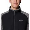 Columbia Men’s Sage Peak Full Zip Fleece(City Grey/Black)