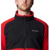 Columbia Men’s Sage Peak Full Zip Fleece(Sail Red/Black)