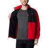 Columbia Men’s Sage Peak Full Zip Fleece(Sail Red/Black)