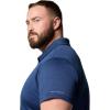 Columbia Mens Sage Peak Knit Polo(Dark Mountain Heather)
