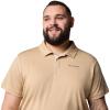 Columbia Mens Sage Peak Knit Polo(Dark Stone Heather)