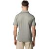 Columbia Mens Sage Peak Knit Polo(Stone Green Heather)