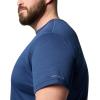 Columbia Mens Sage Peak Knit Short Sleeve Crew(Dark Mountain Heather)