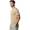 Columbia Mens Sage Peak Knit Short Sleeve Crew(Dark Stone Heather)