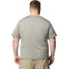 Columbia Mens Sage Peak Knit Short Sleeve Crew(Stone Green Heather)