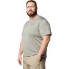 Columbia Mens Sage Peak Knit Short Sleeve Crew(Stone Green Heather)