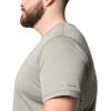 Columbia Mens Sage Peak Knit Short Sleeve Crew(Stone Green Heather)