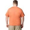 Columbia Mens Sage Peak Knit Short Sleeve Crew(Tuscan Heather)