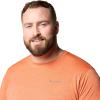 Columbia Mens Sage Peak Knit Short Sleeve Crew(Tuscan Heather)