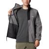 Columbia Men’s Sequoia Grove Full Zip Fleece(City Grey Heather/Black)