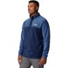 Columbia Mens Steens Mountain Half Snap Fleece Jacket, Collegiate Navy/Dark Mountain, Medium