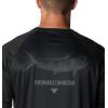 Columbia Mens Super Terminal Tackle PFG Super Fade Long Sleeve(Black/Fish Hooks Super Fade)