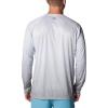 Columbia Mens Super Terminal Tackle PFG Super Fade Long Sleeve(Cirrus Grey Techcamo/Bathymetric Super Fade)