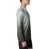 Columbia Mens Super Terminal Tackle PFG Super Fade Long Sleeve(Cypress Techcamo/Bathymetric Super Fade)