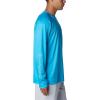 Columbia Mens Super Terminal Tackle PFG Super Fade Long Sleeve(Ocean Blue/Fish Hooks Super Fade)