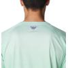 Columbia Mens Super Terminal Tackle PFG Super Fade Long Sleeve(Ocean Mint Techcamo/Bathymetric Super Fade)