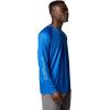 Columbia Mens Super Terminal Tackle PFG Super Fade Long Sleeve(Vivid Blue/Fish Hooks Super Fade Tuna)