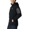 Columbia Mens Tall Heights II Hooded Softshell(Black)