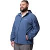 Columbia Mens Tall Heights II Hooded Softshell(Dark Mountain)