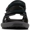 Columbia Men’s Trailstorm Hiker 3 Strap Sport Sandal(Black/Dark Grey)