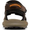 Columbia Men’s Trailstorm Hiker 3 Strap Sport Sandal(Cordovan/Gold Amber)