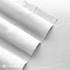 Columbia Omni Freeze Super Soft Breathable, Moisture-Wicking, Cooling Sateen Flat Sheet, Fitted Sheet, and Pillow Case Set, Luxury 4 Piece White Queen Bedsheets Set(White)