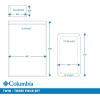 Columbia Omni Freeze Super Soft Breathable, Moisture-Wicking, Cooling Sateen Flat Sheet, Fitted Sheet, and Pillow Case Set, Luxury 4 Piece White Queen Bedsheets Set(Columbia Grey)